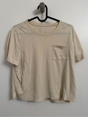 DSG Short Sleeve Pocket Tee in Cream